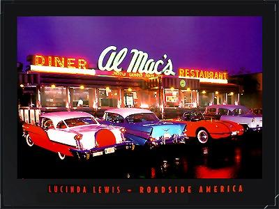 LED アートフレーム  ☆AL MAC'S DINER☆ 