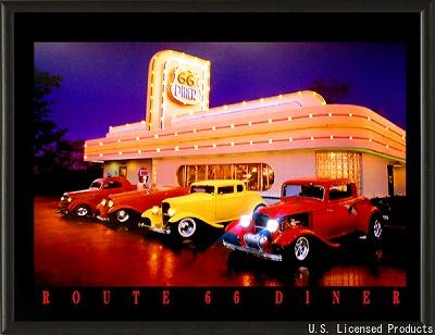 LED アートフレーム  ☆ROUTE66 DINER☆ 