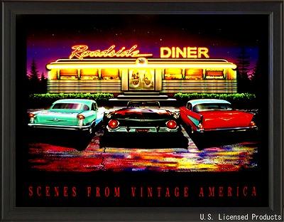 LED アートフレーム  ☆ROADSIDE DINER☆ 