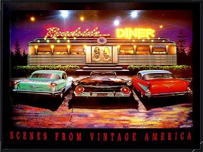 LED アートフレーム  ☆ROADSIDE DINER☆ 