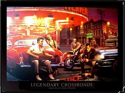 LED アートフレーム  ☆LEGENDALY CROSSROADS☆ 